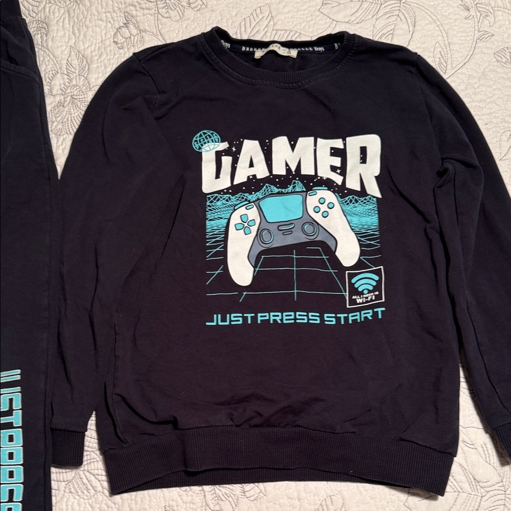 Gamer Kids Jogger Set - Black - Picture 3 of 8